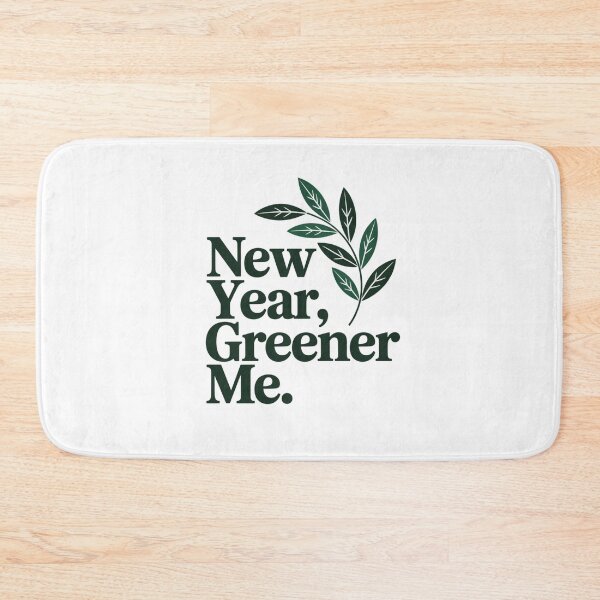 Item preview, New Year Greener Me Eco Minimalist Botanical Resolution Tee designed and sold by proearth2022.