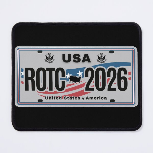 Item preview, ROTC 2026 – USA License Plate Style Patriotic Military Graduation Design designed and sold by GFamilyC.
