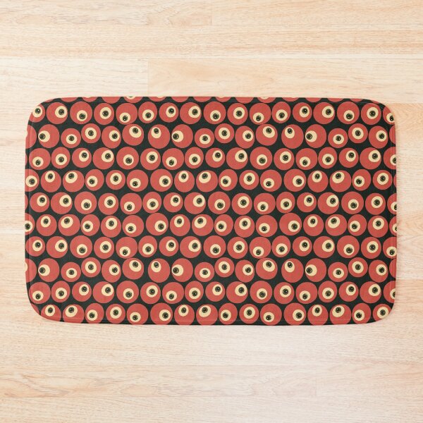 Item preview,  Cranberry Eyeballs - Surreal Retro Eyeball Grid in Red & Black designed and sold by NoemiMarozsan.