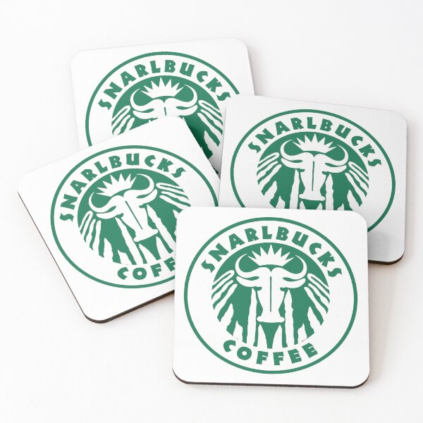 Item preview, Snarlbucks Coffee - Funny Animal Pun Logo designed and sold by Grungey24.