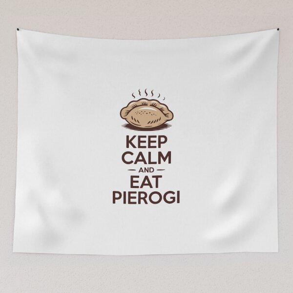 Item preview, Keep Calm and Eat Pierogi designed and sold by jkrphoto.