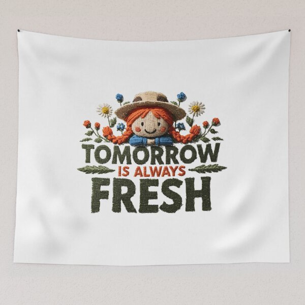 Item preview, Tomorrow Is Always Fresh Embroidery Anne of Green Gables designed and sold by Fenay Designs.