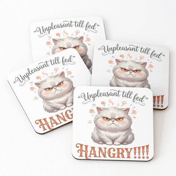 Item preview, Hangry Cat Mood designed and sold by TeeSpectrume.