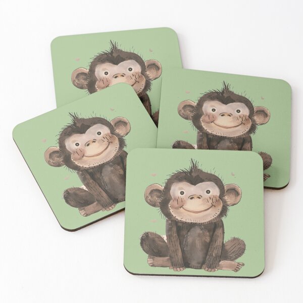 Item preview, Cute Monkey designed and sold by MayflowerandIvy.