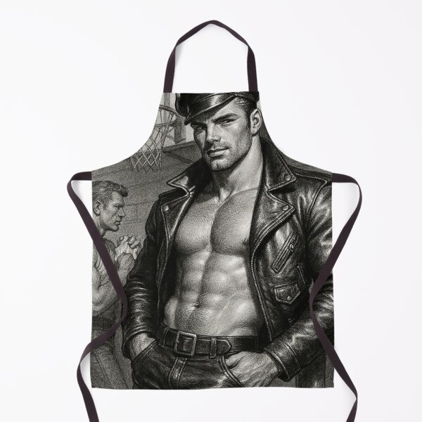 Item preview, Vintage Gay Leather Gym Hall Daddy Defiant Currency Tom of Finland Tribute Gay Pride Graphic Design designed and sold by ItsAKinkThing.
