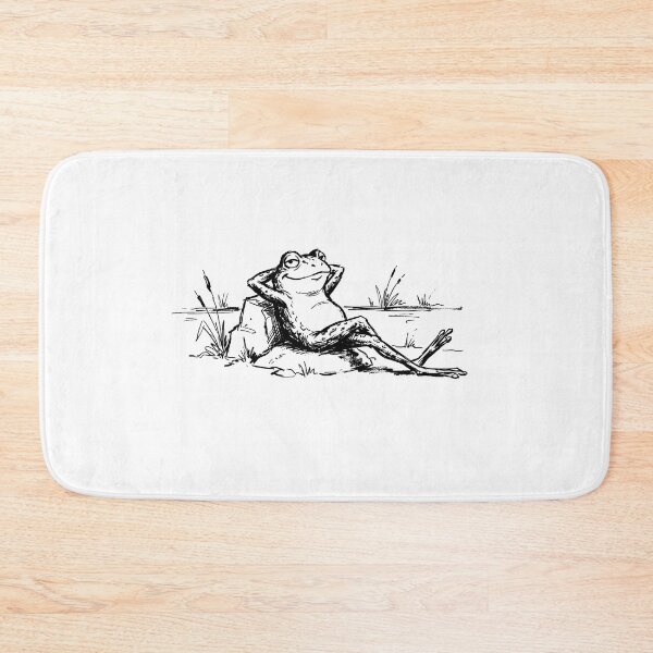 Item preview, Relaxed Frog Life - Just a Frog and His Thoughts designed and sold by SOUFIANE1991.