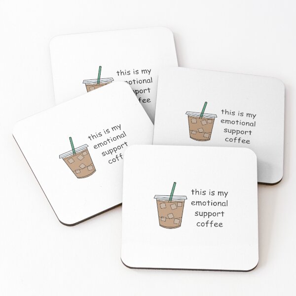 Item preview, Emotional Support Coffee designed and sold by teacherhumor.