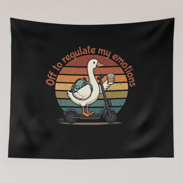 Item preview, Regulate My Emotions Goose Scooter designed and sold by TshirtsOnline-.