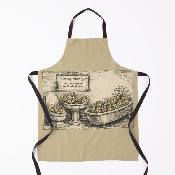 Item preview, Spring cleaning — now the bathroom smells like flowers. designed and sold by Atelierby-Anita.