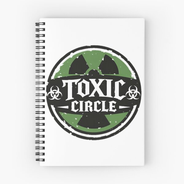 Item preview, Toxic Circle Gothic Hazard Logo Minimal Badge Streetwear Graphic designed and sold by Bluebubbies.