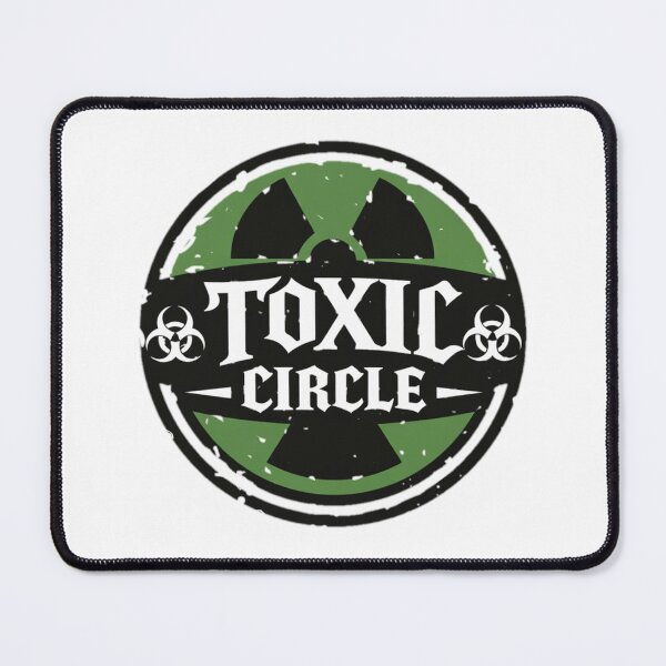 Item preview, Toxic Circle Gothic Hazard Logo Minimal Badge Streetwear Graphic designed and sold by Bluebubbies.