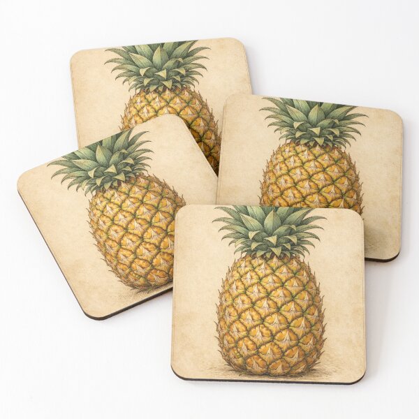 Item preview, Vintage Pineapple Botanical Illustration – Antique Fruit Print Ananas Comosus Wall Art designed and sold by Darlin8888.