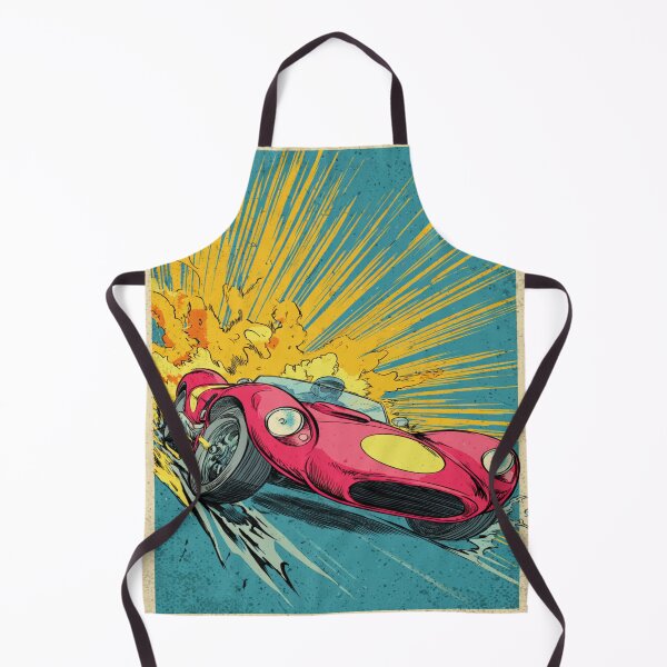 Item preview, Vintage Race Car Speed Burst Classic Auto Design designed and sold by NicolasGlowArt.