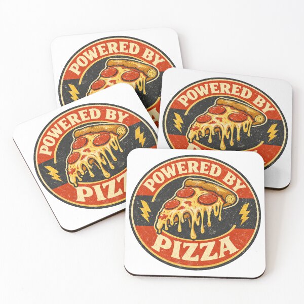 Item preview, Powered by Pizza – Funny Pizza Lover Food Humor Design designed and sold by rushaib.