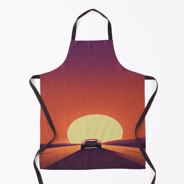 Item preview, Retro Sunset Drive Classic Car Synthwave designed and sold by NicolasGlowArt.