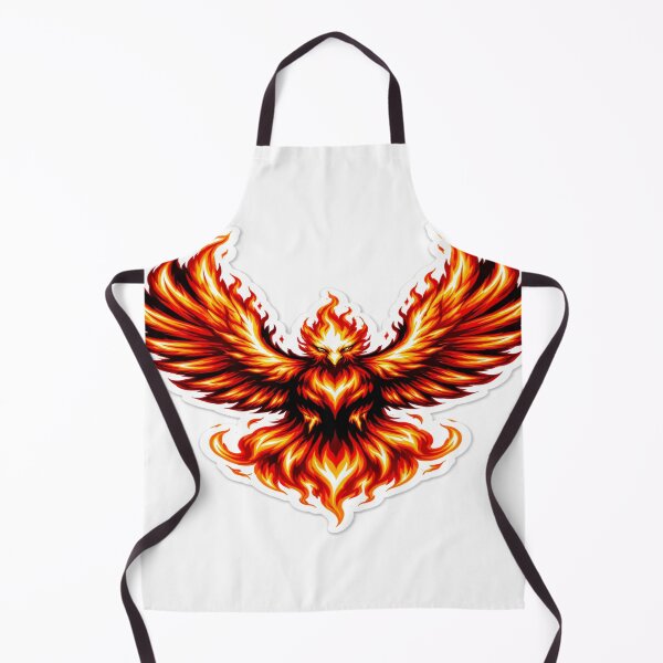 Item preview, Majestic Fire Phoenix Rebirth Mythical Bird Mascot designed and sold by Super beautiful art.