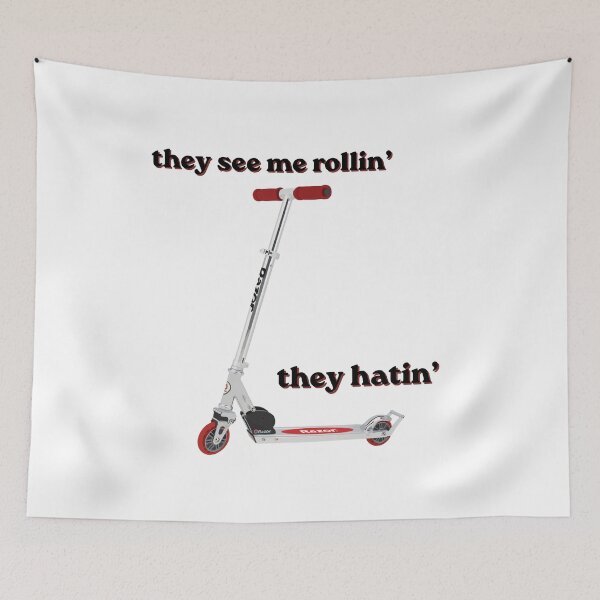 Item preview, they see me rollin' razor scooter designed and sold by matchalattextrafoam.
