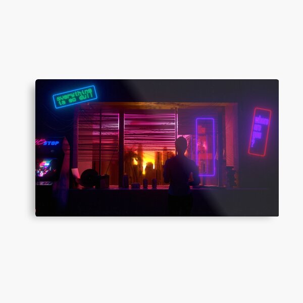 Perfectly Lonely Metal Print