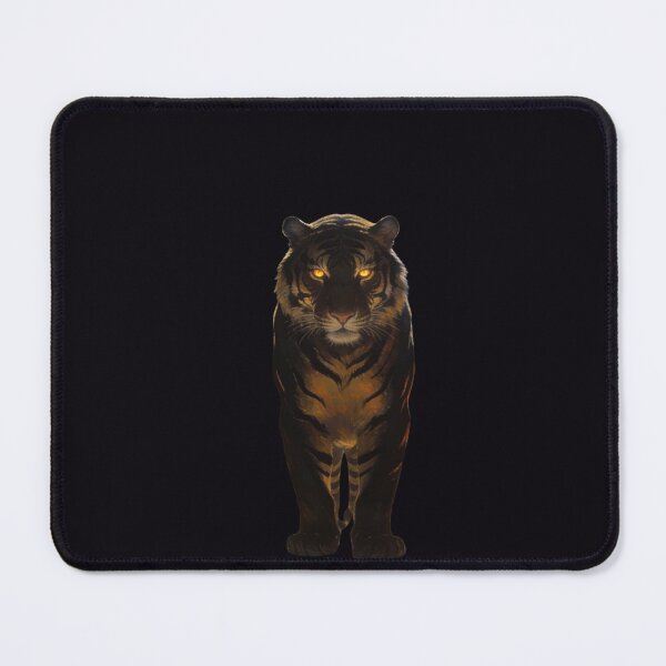 Item preview, Tiger Presides in Dark Sacred Cathedral Art designed and sold by GeoWhimsy Studio.