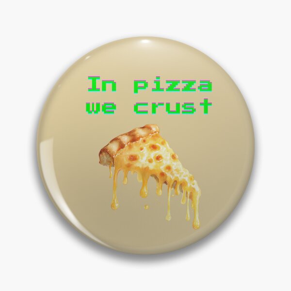 Item preview, In Pizza We Crust – Retro 80s Pixel Art Pizza Illustration designed and sold by EVESTUDIOART.