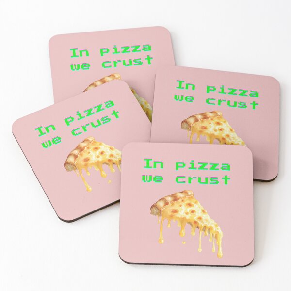 Item preview, In Pizza We Crust – Retro 80s Pixel Art Pizza Illustration designed and sold by EVESTUDIOART.