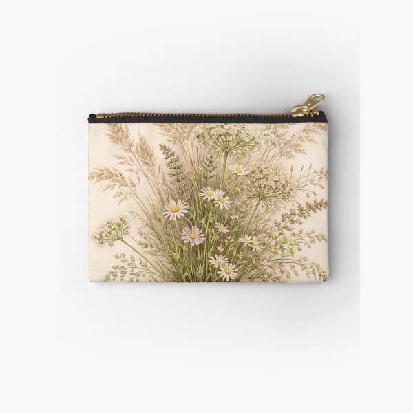 Item preview, Vintage Wildflower Bouquet Illustration – Cottagecore Botanical Floral Wall Art designed and sold by Darlin8888.