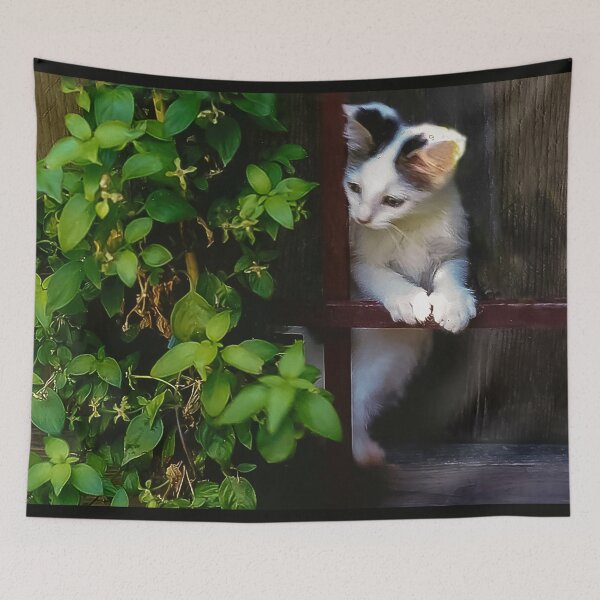 Item preview, Curious Kitty! designed and sold by heatherfriedman.