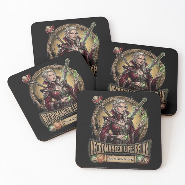 Item preview, Necromancer Life: Relax, They're Already Dead! Funny RPG Shirt designed and sold by Bunglethorpe.