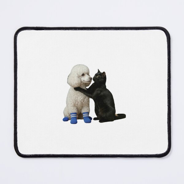 Item preview, Black cat and white dog designed and sold by HilDesign.