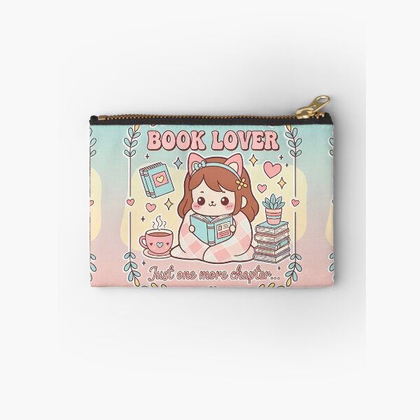 Item preview, Kawaii Book Lover Girl - Just One More Chapter Illustration designed and sold by Good Vibes .