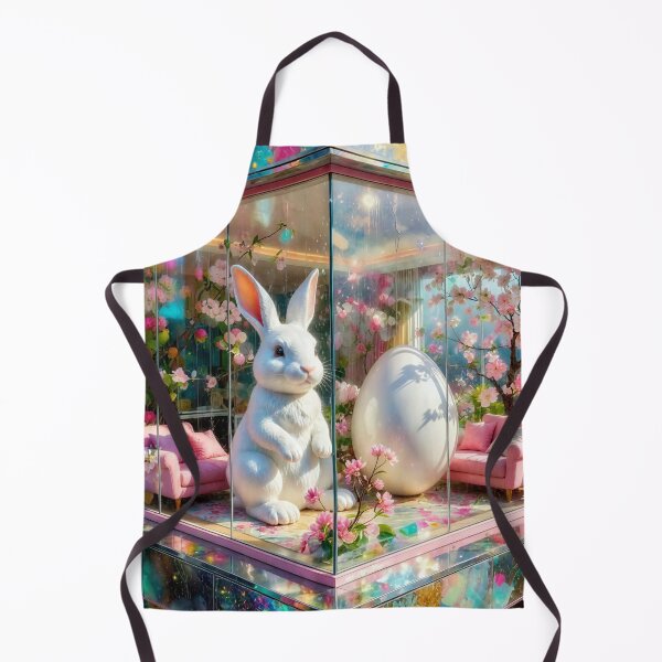 Item preview, Rabbit and Egg Living in a Colorful Glass Apartment designed and sold by M-Y-A-R-T-.