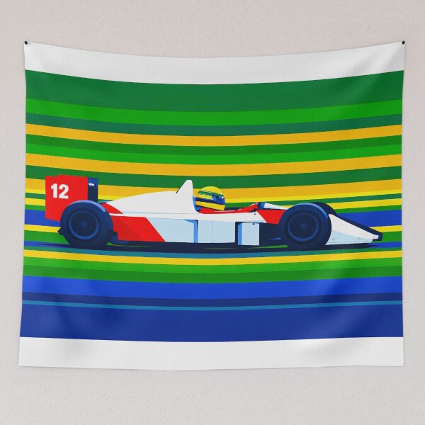Item preview, Ayrton Senna 1988 MP4/4 No. 12 F1 Car Side Profile designed and sold by PitWallArt.
