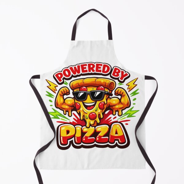 Item preview, Powered by Pizza – Funny Pizza Lover Food Humor Design designed and sold by rushaib.