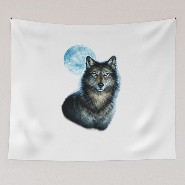 Item preview, Wolf Spirit Blue Moon designed and sold by HayatDesigns19.