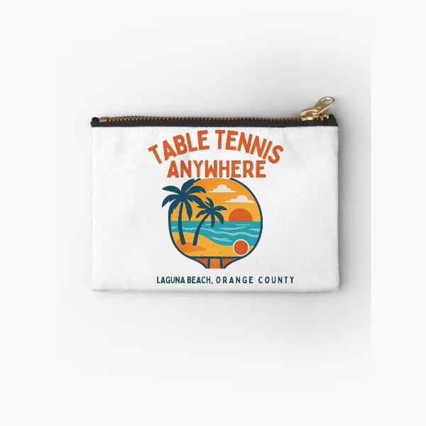 Item preview, Laguna Beach California Table Tennis Sunset Retro Ping Pong Paddle T-Shirt designed and sold by OhMyPingCo.