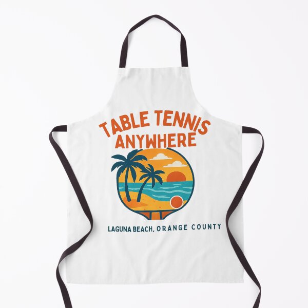 Item preview, Laguna Beach California Table Tennis Sunset Retro Ping Pong Paddle T-Shirt designed and sold by OhMyPingCo.