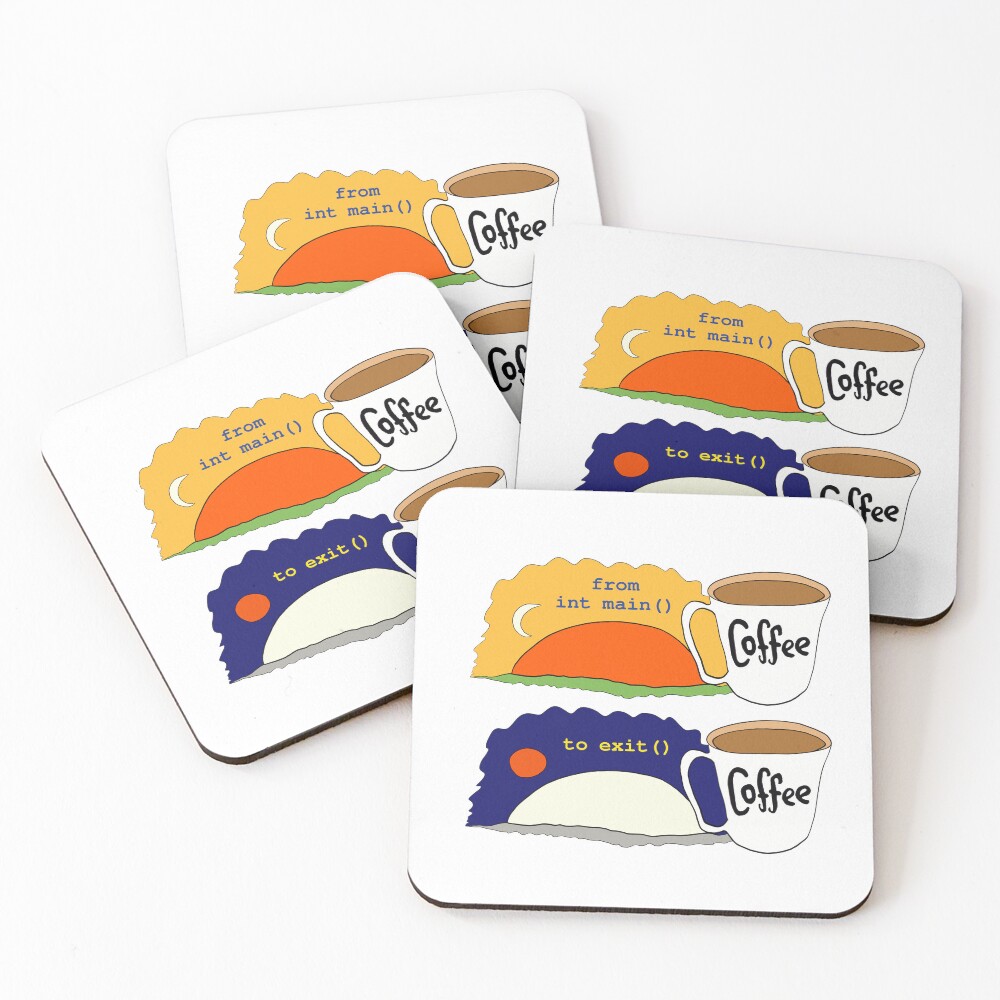 Item preview, Coasters (Set of 4) designed and sold by LittleGreyMan.
