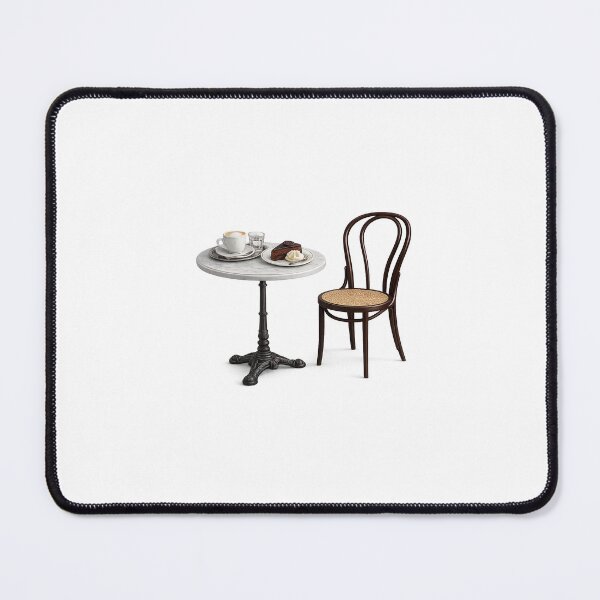 Item preview, Vienna Coffee House Table & Thonet Chair – Wiener Melange & Sachertorte designed and sold by RafenStein.