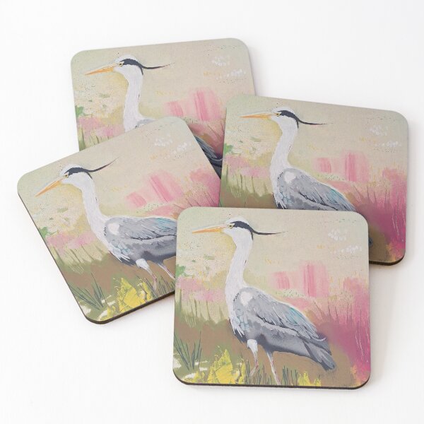 Item preview, Grey heron designed and sold by Marlies Abramowski.
