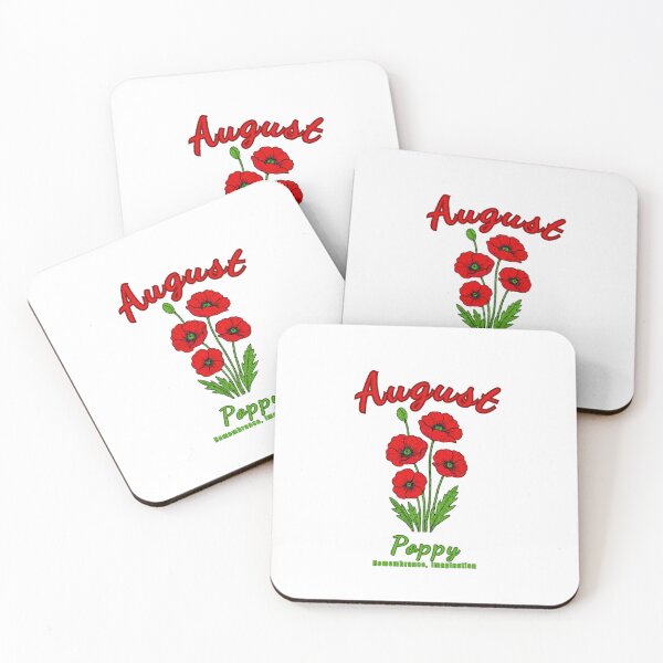 Item preview, August Birth Flower - Poppy designed and sold by DixieGirlStudio.