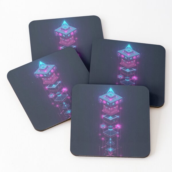 Item preview, Cyberpunk Tech Totem designed and sold by AbstractAnom.