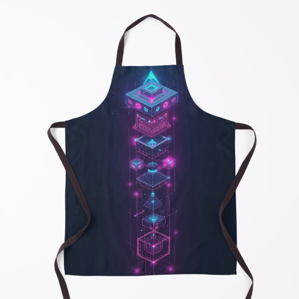 Item preview, Cyberpunk Tech Totem designed and sold by AbstractAnom.