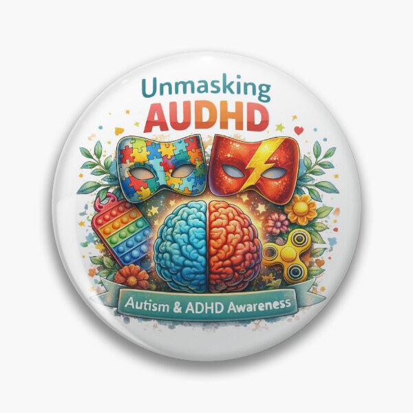 Item preview, Unmasking AUDHD Shirt | Autism ADHD Awareness Tee | Neurodivergent Pride Mask Design | AuDHD Support Gift designed and sold by SJKGRAPHICS.