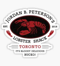 Jordan B. Peterson's Lobster Shack - It’s Delicious, Bucko! Sticker