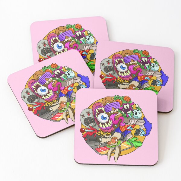Item preview, Cartoon Coyote Voodoo Monsters Pink designed and sold by Voodoo Store Paranormal Collections.