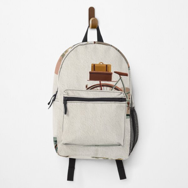 Item preview, Vintage Bicycle Travel Minimalist Art Design designed and sold by NicolasGlowArt.