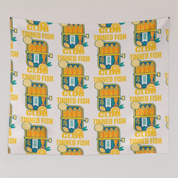 Item preview, Tinned Fish Club Retro Pop Art Sardines  designed and sold by erozzz.