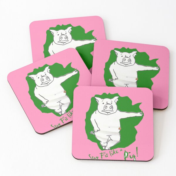 Item preview, Stay Fit Like A Pig (drawing by ACCI)  designed and sold by VanyssaGraphics.
