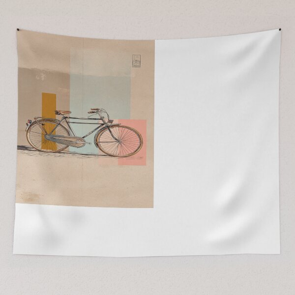 Item preview, Vintage Bicycle Retro Cycling Bike Art Design designed and sold by NicolasGlowArt.