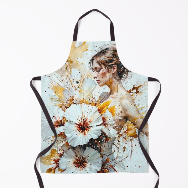 Item preview, Woman and Blossoms in Harmony designed and sold by Serene Strokes Art.